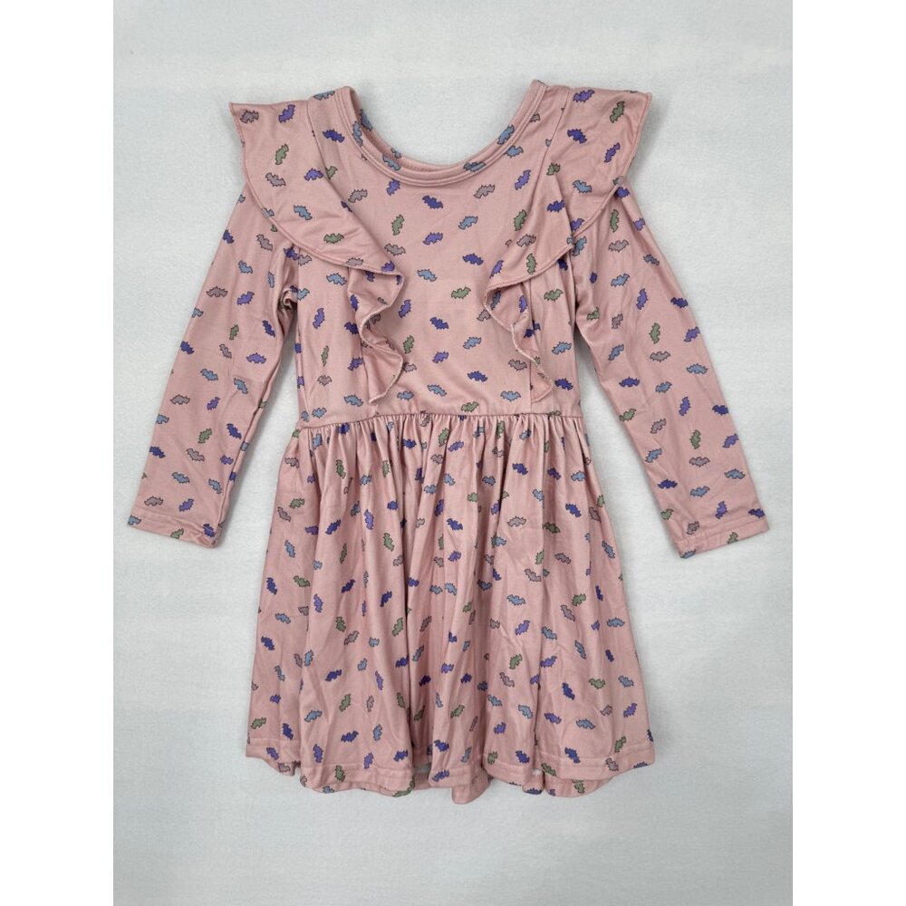 DotDotSmile Girls 2T Dress Ruffle Long Sleeves Halloween Bats New with Tags